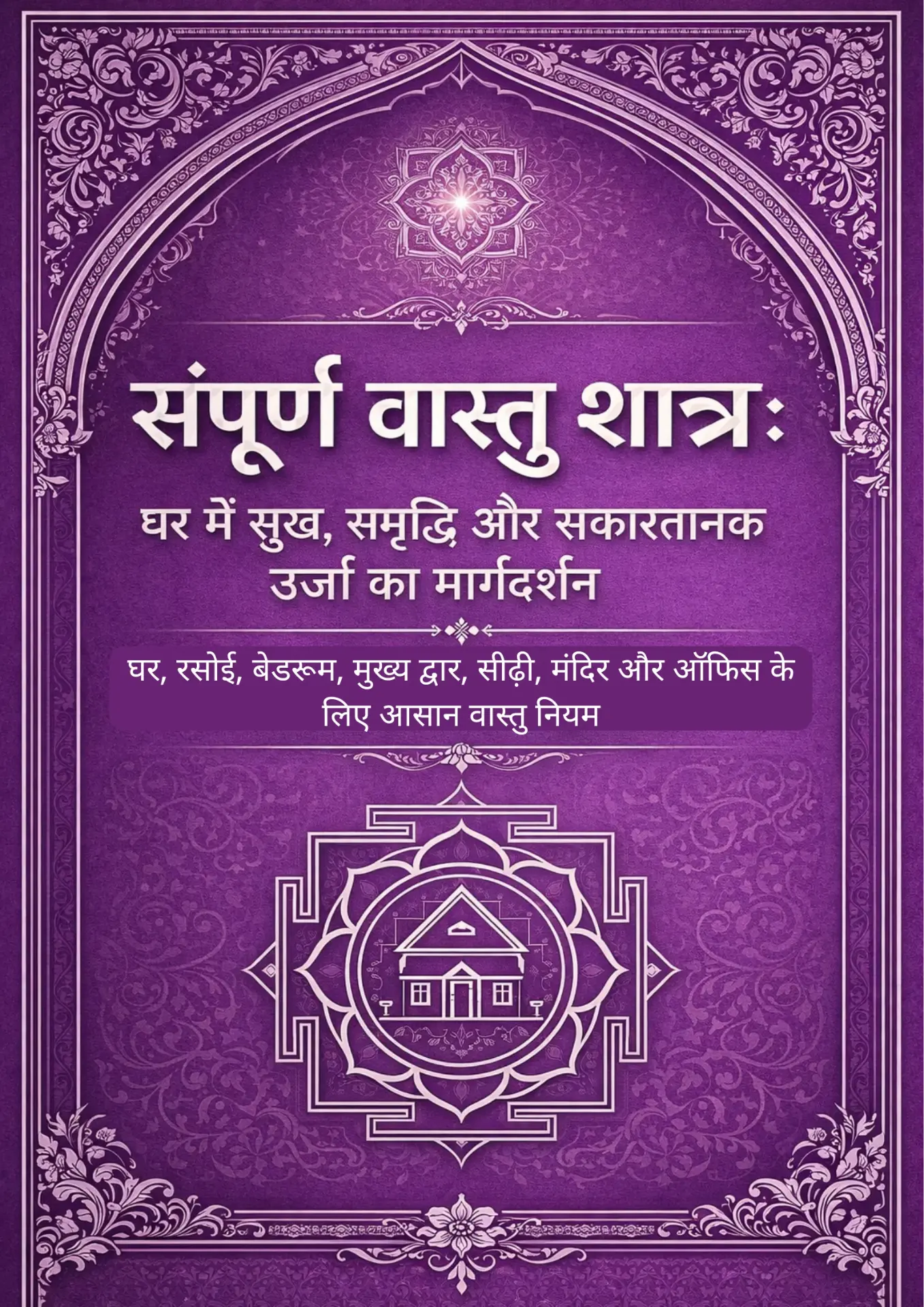 संपूर्ण वास्तु शास्त्र पुस्तक का कवर – हिंदी वास्तु गाइड